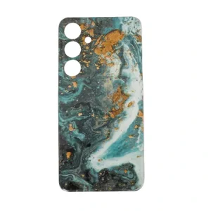 Husa Spate Fashion Marble pentru Samsung Galaxy A55 Verde