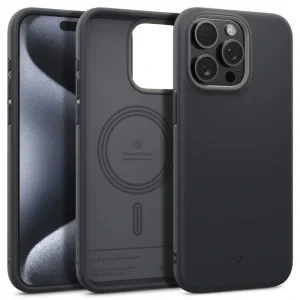 Husa Spigen Caseology Nano Pop MagSafe, black sesame - iPhone 15 Pro