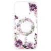 Husa Spate Silicon Tel Protect MagSafe pentru iPhone 14 Pro Max Floral Mov