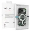 Husa Spate Silicon Tel Protect MagSafe pentru iPhone 15 Floral Verde
