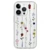 Husa Spate Silicon Tel Protect pentru iPhone 15 Pro Transparent/Floral