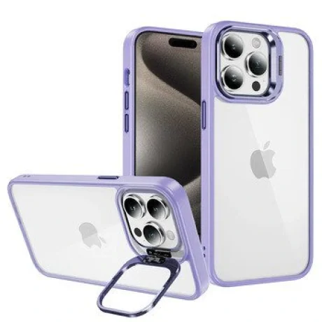 Husa Spate Silicon Tel Protect Beauty Lens pentru iphone 15 Mov