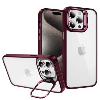 Husa Spate Silicon Tel Protect Beauty Lens pentru iphone 15 Mov thumb