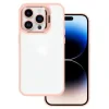Husa Spate Silicon Tel Protect Beauty Lens pentru iphone 15 Pro Roz