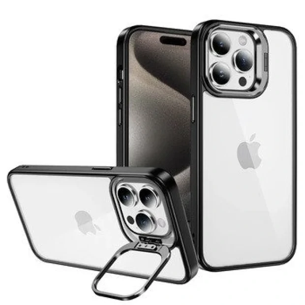 Husa Spate Silicon Tel Protect Beauty Lens pentru iphone 154 Pro Max Negru