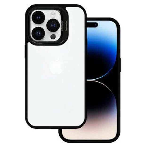 Husa Spate Silicon Tel Protect Beauty Lens pentru iphone 154 Pro Max Negru