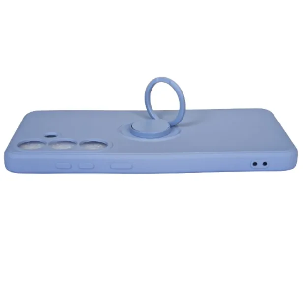 Husa Spate Silicon Finger Grip pentru Samsung Galaxy S24 Plus Mov