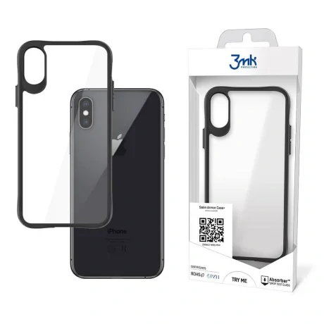 Husa hard Satin Armor Case 3MK  pentru iPhone Xs Negru