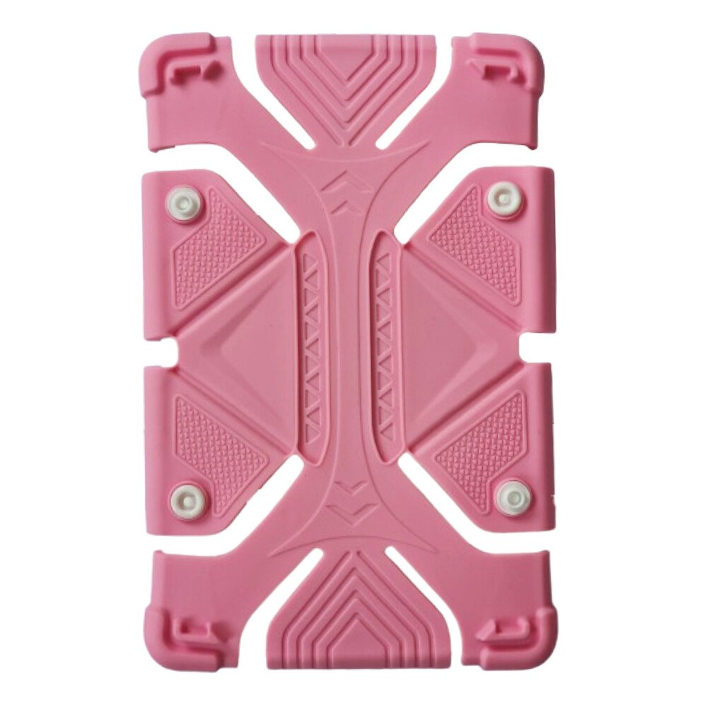 Husa Tableta Silicon Rugged 360 pentru 7.9-8.9 Inch Roz thumb