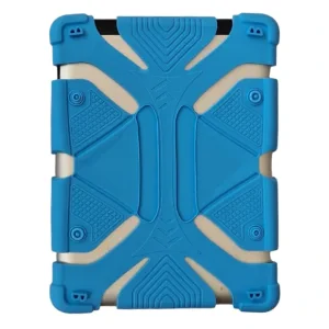 Husa Tableta Silicon Rugged 360 pentru 8.9-9.6 Inch  Albastru
