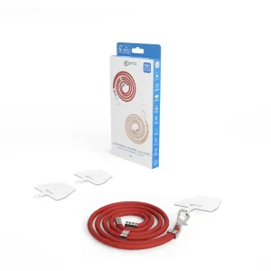 Snur Universal Prio Lanyard pentru telefon 0.7m Rosu