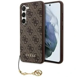 Guess 4G Charms Zadni Kryt pro Samsung Galaxy A55 Brown