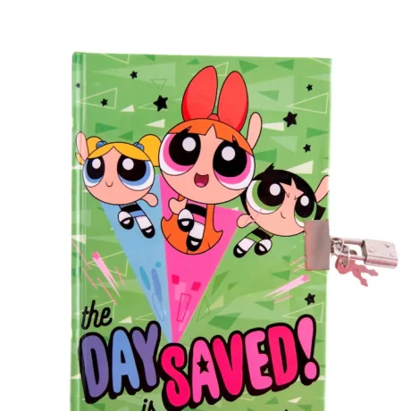 Agenda cu lacat, Happy School Powerpuff Girls