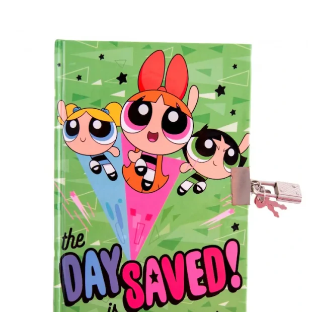 Agenda cu lacat, Happy School Powerpuff Girls