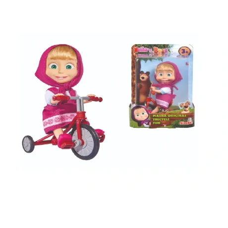 Papusa Masha cu Tricicleta