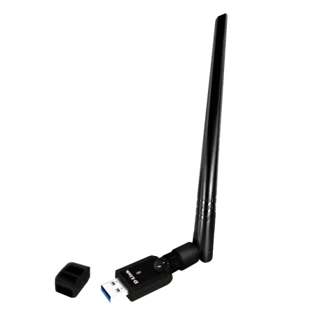 ADAPTOR RETEA D-LINK AC1300, extern wireless 2.4 GHz | 5 GHz, USB 3.0, port, antena externa 5 dBi x 1, &quot;DWA-185&quot; (timbru verde 0.18 lei)