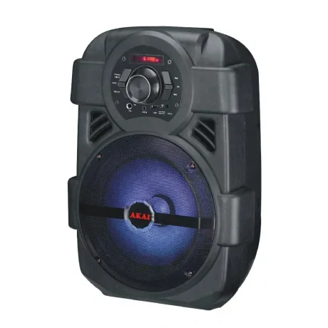 BOXE portabile AKAI, compact 1.0, RMS Micro SD card, microfon cu fir, Bluetooth, conector Bluetooth, USB, negru, &quot;ABTS-808L&quot; (timbru verde 4.00 lei)