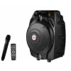 Boxa portabila AKAI, troller 1.0, RMS 30 W, microfon wireless, Bluetooth, cu fir, telecomanda wireless, conector Bluetooth, alimentare 220V, Jack 3.5mm, USB, negru, &quot;SS022A-X6&quot; (timbru verde 40.00 lei)