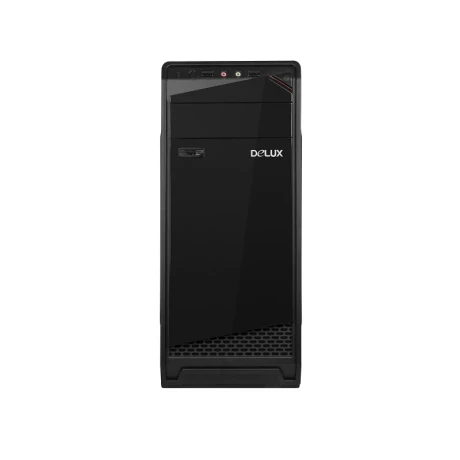 CARCASA DELUXE Middle Tower ATX, 450 (230W for 450W Desktop PC), USB 2.0 x 2 | Jack 3.5mm x 2, fara accesorii, &quot;DW605&quot; (timbru verde 0.8 lei)