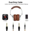 Casca OneOdio cu fir detasabil, tip over ear, utilizare profesionala, DJ, conectare prin Jack 3.5 mm | Jack 6.35 mm, difuzor 50 mm, impedanta 32 Ohm, argintiu | maro, &quot;Pro30&quot; (timbru verde 0.8lei)