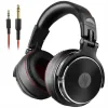 Casca OneOdio cu fir detasabil, tip over ear, utilizare profesionala, DJ, conectare prin Jack 3.5 mm | Jack 6.35 mm, difuzor 50 mm, impedanta 32 Ohm, negru, &quot;Pro50-Black&quot; (timbru verde 0.8lei)