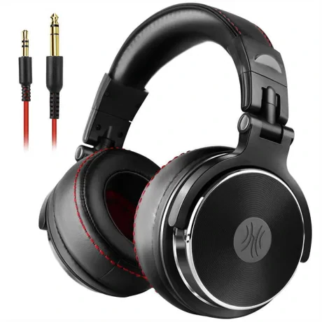 Casca OneOdio cu fir detasabil, tip over ear, utilizare profesionala, DJ, conectare prin Jack 3.5 mm | Jack 6.35 mm, difuzor 50 mm, impedanta 32 Ohm, negru, &quot;Pro50-Black&quot; (timbru verde 0.8lei)
