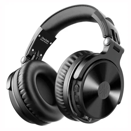 Casca OneOdio wireless, cu fir, tip over ear, utilizare multimedia, conectare prin Bluetooth 5.0 | Jack 3.5 mm | Jack 6.35 mm, difuzor 50 mm, impedanta 32 Ohm, acumulator 1000 mAh, negru, &quot;Pro-C-Black&quot; (timbru verde 0.8lei)