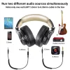 Casca OneOdio wireless, cu fir, tip over ear, utilizare multimedia, DJ, conectare prin Bluetooth 5.2 | Jack 3.5 mm | Jack 6.35 mm, difuzor 40 mm, impedanta 32 Ohm, acumulator 650 mAh, negru | auriu, &quot;Fusion-A70-Black-Gold&quot; (timbru verde 0.8lei)