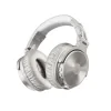 Casca OneOdio wireless, cu fir, tip over ear, utilizare multimedia, gaming, conectare prin Bluetooth 5.0 | Jack 3.5 mm | Jack 6.35 mm, difuzor 50 mm, impedanta 32 Ohm, acumulator 1000 mAh, argintiu, &quot;Pro-C-Silver&quot; (timbru verde 0.8lei)