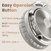 Casca OneOdio wireless, cu fir, tip over ear, utilizare multimedia, gaming, conectare prin Bluetooth 5.0 | Jack 3.5 mm | Jack 6.35 mm, difuzor 50 mm, impedanta 32 Ohm, acumulator 1000 mAh, argintiu, &quot;Pro-C-Silver&quot; (timbru verde 0.8lei)