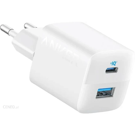 INCARCATOR retea Anker &quot;323&quot; 33W, PowerIQ, 1 x USB Type-C, 1 x USB,  alb, &quot;A2331G21&quot; (timbru verde 0.18 lei) - 0194644115524