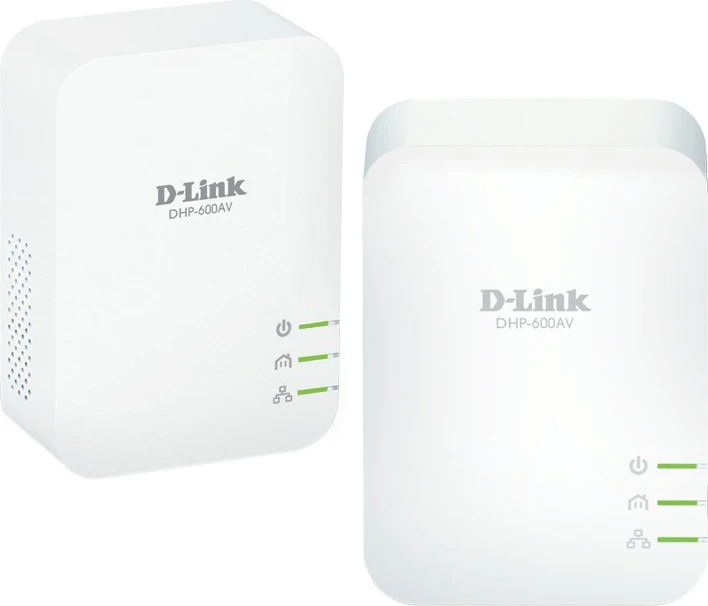 KIT ADAPTOR POWERLINE D-LINK tehnologie AV2, AV1000, pana la 1000Mbps, 1 port Gigabit, 2 buc., "DHP-601AV" (timbru verde 2 lei) thumb