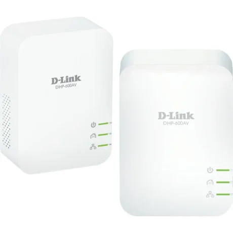 KIT ADAPTOR POWERLINE D-LINK tehnologie AV2, AV1000, pana la 1000Mbps, 1 port Gigabit, 2 buc., &quot;DHP-601AV&quot; (timbru verde 2 lei)