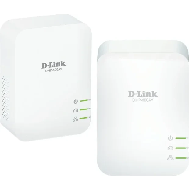 KIT ADAPTOR POWERLINE D-LINK tehnologie AV2, AV1000, pana la 1000Mbps, 1 port Gigabit, 2 buc., &quot;DHP-601AV&quot; (timbru verde 2 lei)