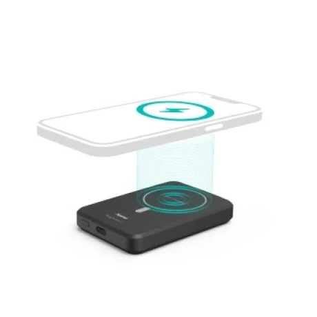 &quot;MagPower4&quot; Wireless Power Pack, 5000 mAh, Inductive Charging for Apple Mag