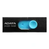 MEMORIE USB 2.0 ADATA 64 GB, retractabila, carcasa plastic, negru / albastru, &quot;AUV220-64G-RBKBL&quot; (timbru verde 0.03 lei)