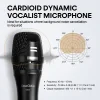 Microfon OneOdio, cu fir, conectare prin Jack 6.35 mm, sensibilitate -53±2dB, impedanta 450 Ohm, metal, negru, &quot;ON55&quot; (timbru verde 0.18lei)