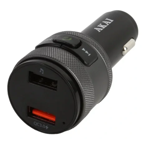 Modulator FM Akai cu BT si USB FMT-C57BT, &quot;FMT-C57BT&quot; (timbru verde 0.18 lei)