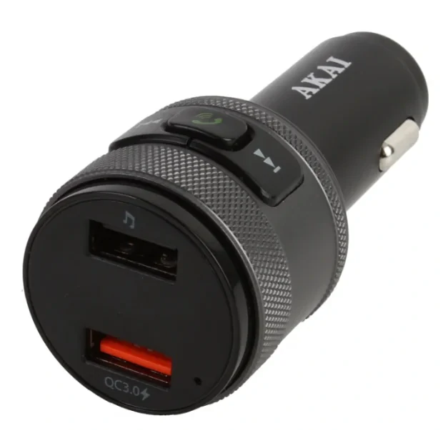 Modulator FM Akai cu BT si USB FMT-C57BT, &quot;FMT-C57BT&quot; (timbru verde 0.18 lei)