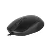 MOUSE DELUX, PC sau NB, cu fir, USB, optic, 3200 dpi, butoane/scroll 4/1, , negru, &quot;M366BU-BK&quot; (timbru verde 0.18 lei)
