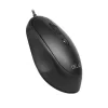 MOUSE DELUX, PC sau NB, cu fir, USB, optic, 3200 dpi, butoane/scroll 4/1, , negru, &quot;M366BU-BK&quot; (timbru verde 0.18 lei)