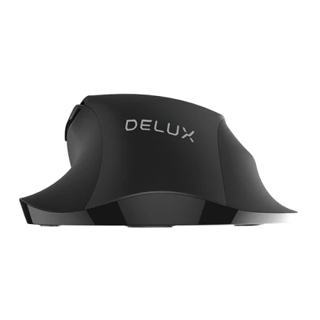 MOUSE DELUX, PC sau NB, wireless, 2.4GHz, optic, 1600 dpi, butoane/scroll 6/1, , negru, &quot;M517GX&quot; (timbru verde 0.18 lei)
