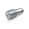 Car Fast Charger, 1x USB-C PD, 1x USB-A QC, 38 W, Metal
