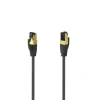 Network Cable, CAT 8, 40 Gbit/s, S/FTP Shielded, Halogen-free, 0.50 m