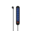 Power Strip, 6-Way, Switch, Wall Mounting, 1.5 m, black/blue