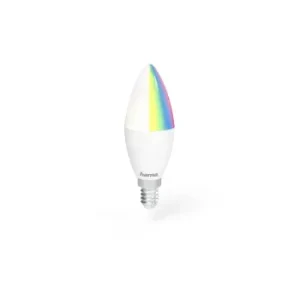 WLAN LED Lamp, E14, 5.5W, RGBW, Dimmable, Candle, for Voice / App Control