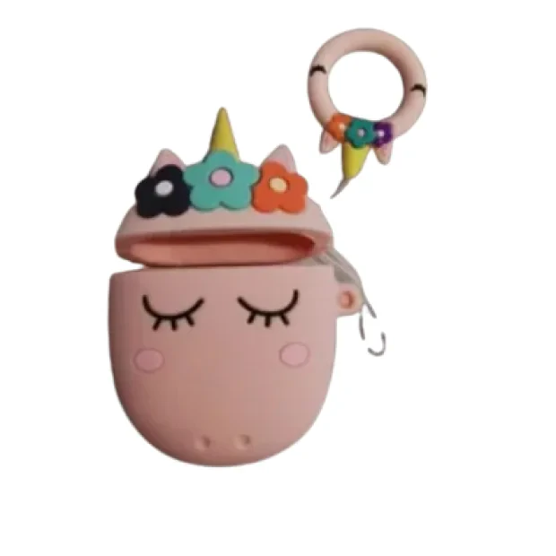 Husa Airpods Unicorn Roz