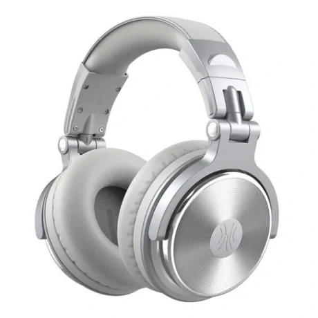 Casti OneOdio &quot;Pro 10&quot;, cu fir detasabil, Over-Ear, utilizare profesionala, multimedia, DJ, conectare prin Jack 3.5 mm | Jack 6.35 mm, impedanta 32 Ohm, , difuzor 50mm, argintiu, &quot;Pro 10 Silver&quot; (timbru verde 0.8 lei) -