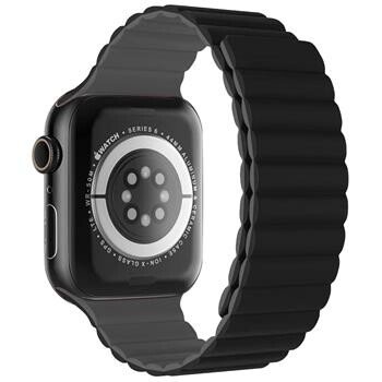 Curea Ceas Silicon Swissten pentru Apple Watch 42/44/45/49 mm Negru thumb