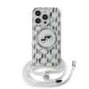 Husa Karl Lagerfeld IML Monogram Crossbody K&amp;CH Heads MagSafe pentru iPhone 13 Pro Max Transparent